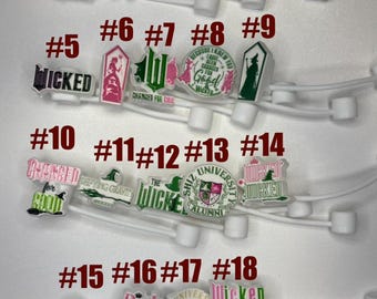 Adornos para pajitas Wicked *