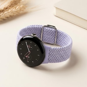 Magnetic Nylon Strap Replacement Braided Fabric Wristband Google Watch Band Pixel Watch 4 3 2 Comfortable Breathable Adjustable Men Gift