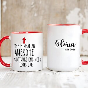 Taza para ingeniero de software, regalo para ingeniero de software, taza para programador, taza de café para desarrollador, regalo para programador, regalo para friki de la tecnología