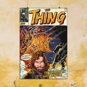 The Thing Horror Movie Poster: Ultimate Alien Terror Art