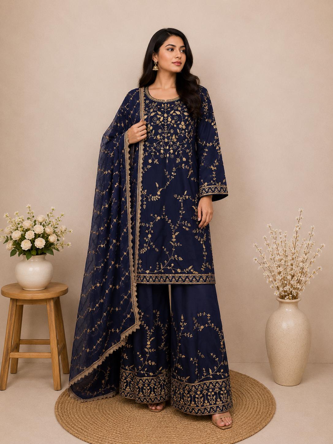 Asian Blue Wedding Dress - Etsy UK Asian Blue Wedding Dress - Etsy UK
