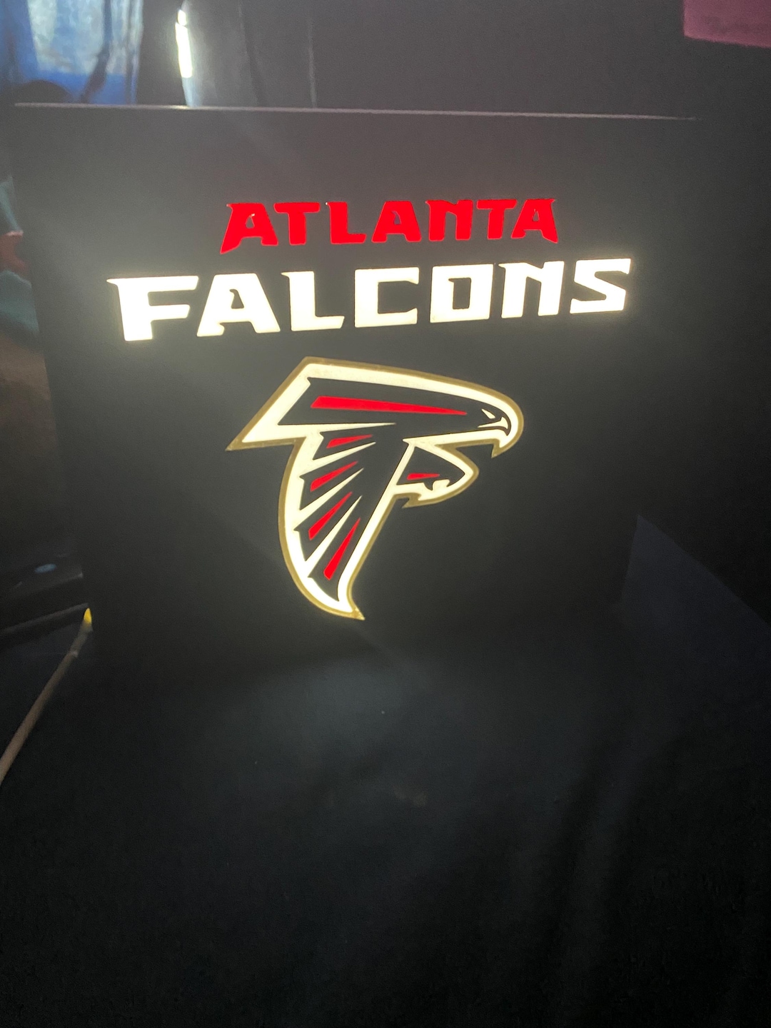 Falcons Light Box - Etsy