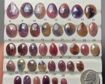 Saphir rose de qualité supérieure, 100% saphir naturel, pierre précieuse en vrac pour la fabrication de bijoux Code CO-478