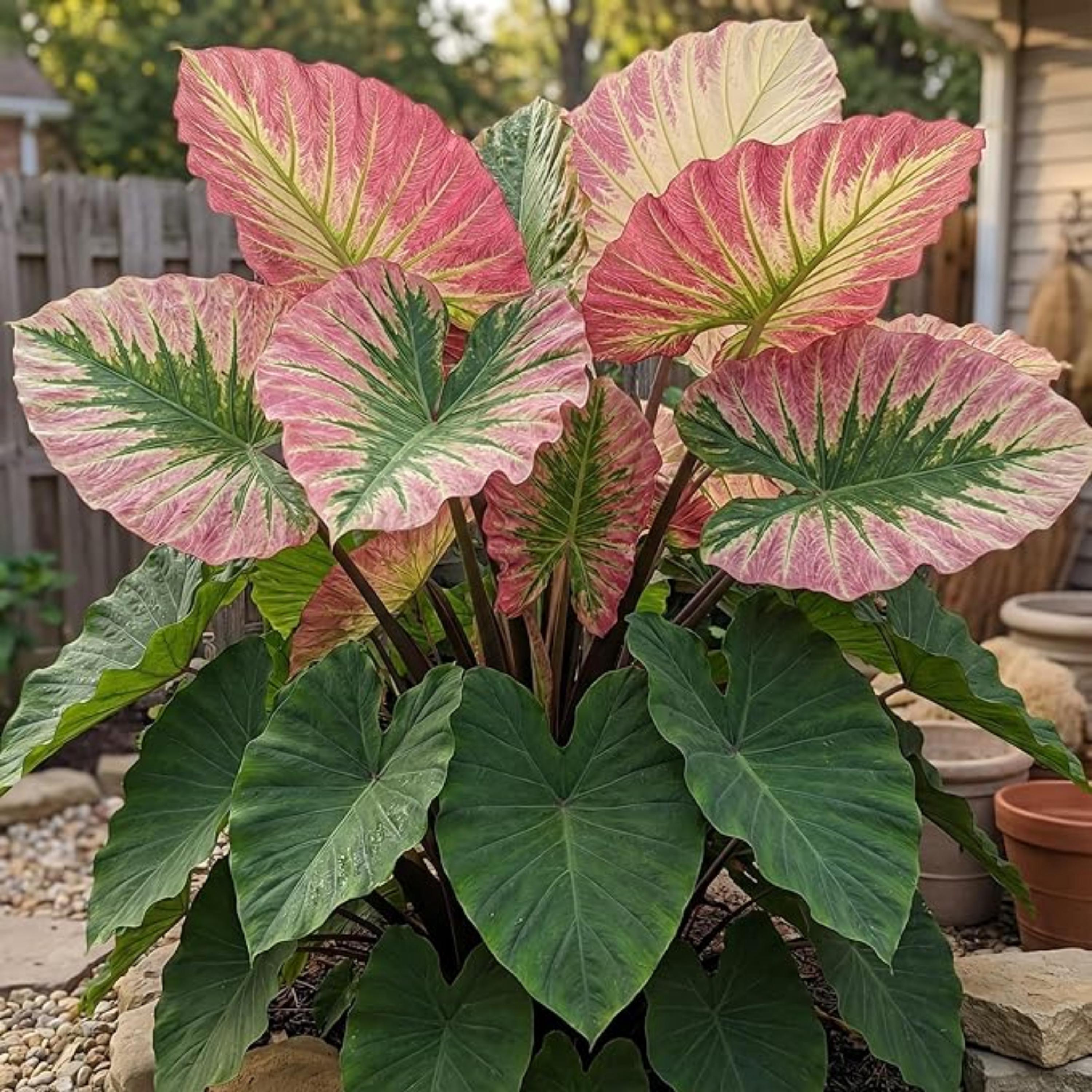 Colocasia pink - Etsy 日本
