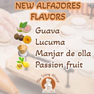 ALFAJORES Winner of SUMAQ Peruvian Food Festival 2023/ 12 units/gift box) dulce de leche,maicena, lucuma,manjar de olla, passion fruit,guava