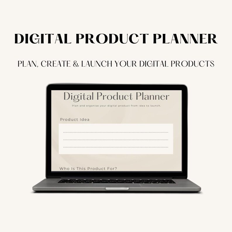 Digital Product Planner Printable | Product Creation Planner | Digital ...