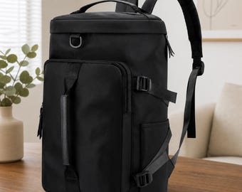 Convertible Duffel Travel Backpack, Waterproof Carry On Overnight Gym Bag