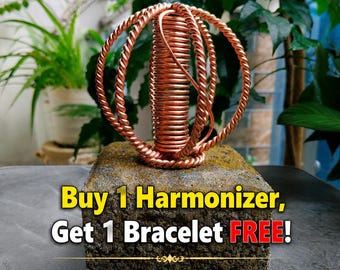 Pure Copper Harmonizer 144MHz | Handmade Sacred Geometry & Wellness Decor, Tensor Art, Meditation, Mindfulness and Yoga Gift