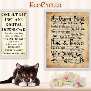 Simply Meant To Be Nightmare Before Christmas Lyrics Etsy