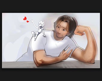 Markiplier and Lixian Print