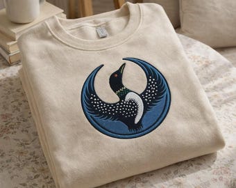 Sweatshirt geborduurd Rebel Alliance Loon Star, politiek shirt Minnesota Rebel Alliance, MN State Bird Loon-protestshirt, retrostijlen