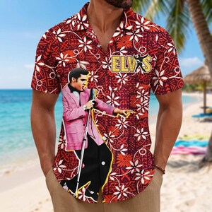 Elvis hawaiian shirt - Etsy 日本