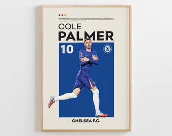 Cole Palmer Poster, Football Fan Gift (Digital Download)