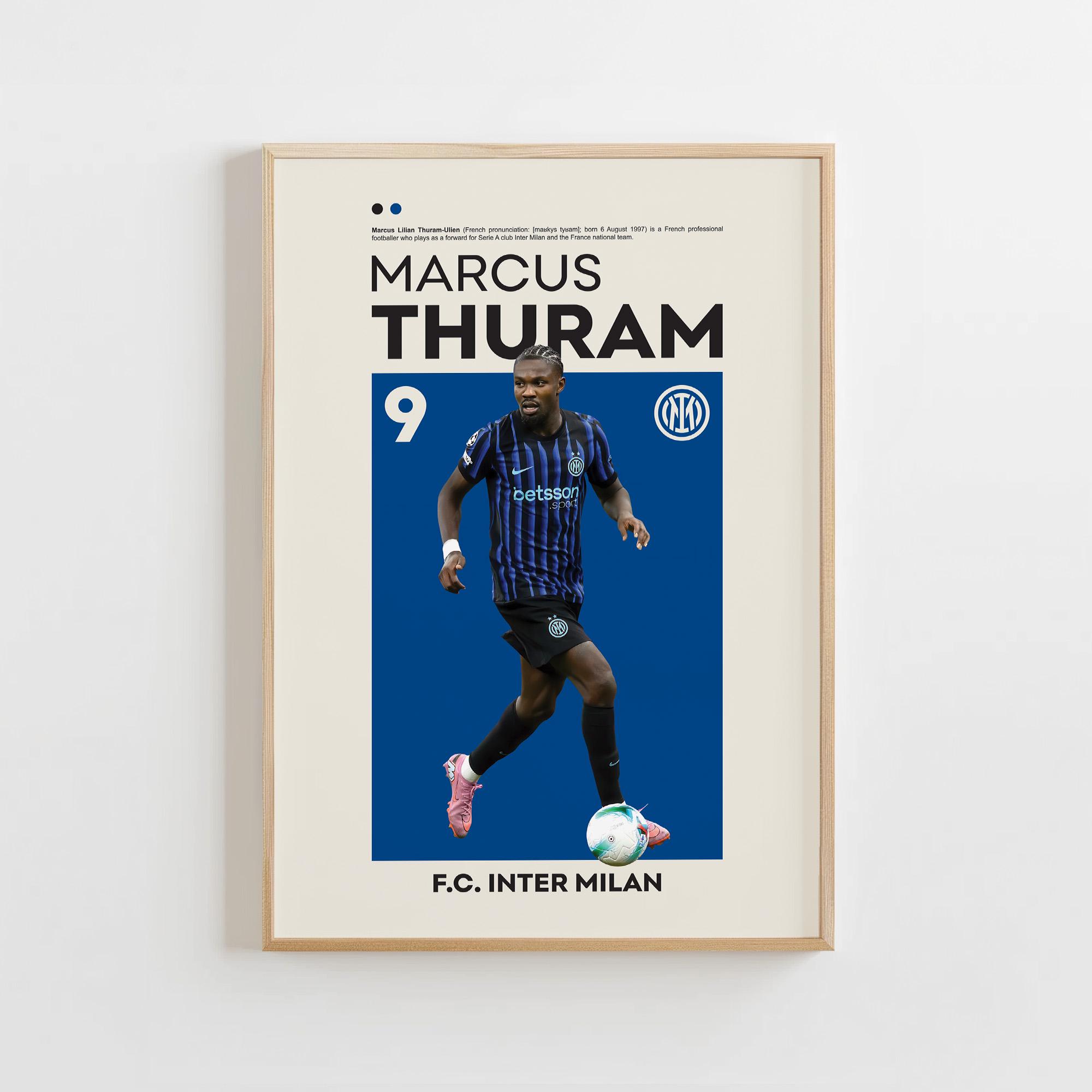 Marcus Thuram Inter 2025 Maillot Trikot Ligue des Champions