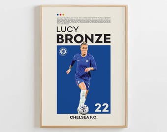 Lucy Bronze Poster, Fußball Fan Geschenk (Digitaler Download)