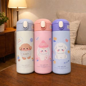 May include: A set of three ceramic mugs with a speckled, matte finish. The mugs are in shades of cream, light gray, and dark gray. Each mug has a simple, minimalist design, perfect for coffee or tea.