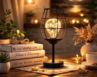 Bulb Fairy Lamp Luminous Bottle: Table Decor Night Light, Copper Wire LED, Ambient Lighting