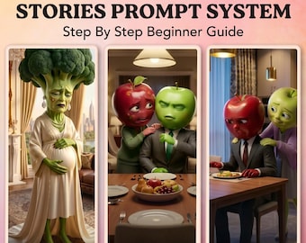 AI Fruit Story Prompt System | Viral Faceless Video Creator Kit for TikTok & YouTube Shorts | ChatGPT Prompts Guide | Instant Download