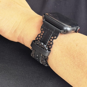 Bracelet pour montre Apple en cuir véritable | 38 mm 40 mm 41 mm 42 mm 44 mm 45 mm 46 mm 49 mm | Bracelet souple de rechange Iwatch pour série 9 8 7 6 5 4 SE Ultra