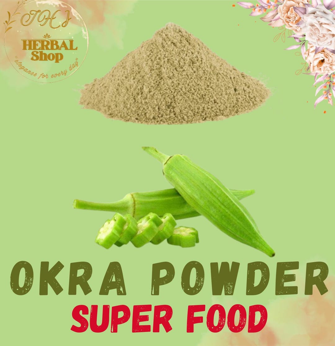 Okra Powder Process Organic Okra Powder | Natural Bhindi Superfood , Indian Herb Junction ...