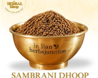 Kurkuma-sambrani-dhoop-poeder | Natuurlijk wierookpoeder | Traditionele geur voor poeja, thuis en ritueel gebruik