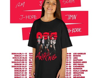KIDS Bangtan Members Arirang Magazine Unisex Heavy Cotton Tee: Bangtan Kpop Concert World Tour Merch & Gift 2026