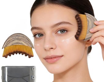 Lymphatic Drainage Face Brush - Ergonomic Contour Massager