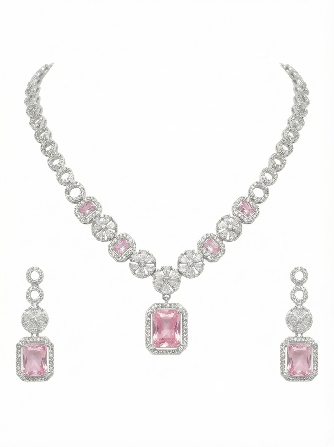 Indian Bollywood Style American Diamond Jewellery Sets - Etsy