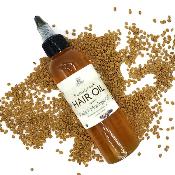 Ayurvedic Fenugreek Hair Oil with Amla and Moringa