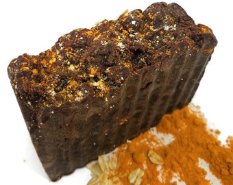 Turmeric and Oatmeal African Black Soap