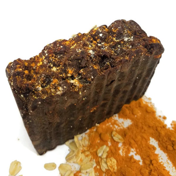Turmeric and Oatmeal African Black Soap