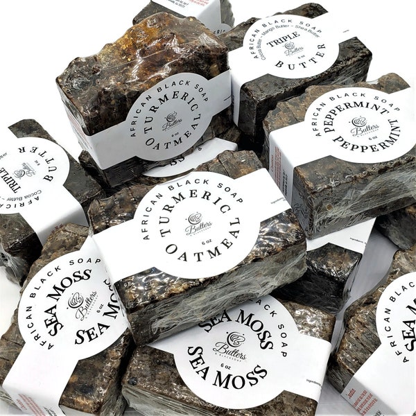 African Black Soap Bars - Mix and Match