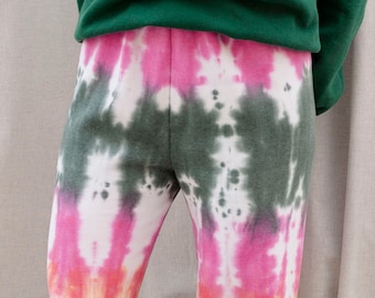 Jogger Sweatpant with Stripe Tie Dye (small)