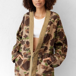 Camo Kimono Jacket unisex image 1