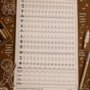 Ornamental Pattern Practice Sheets | Mandala Drawing Workbook (Digital Download)