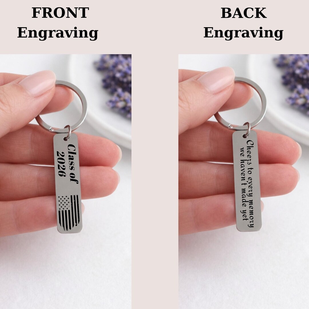 Keychain Class Gift USA 250 Gift Keychain, Class of 2026 Graduation Gift for Her, Custom ...