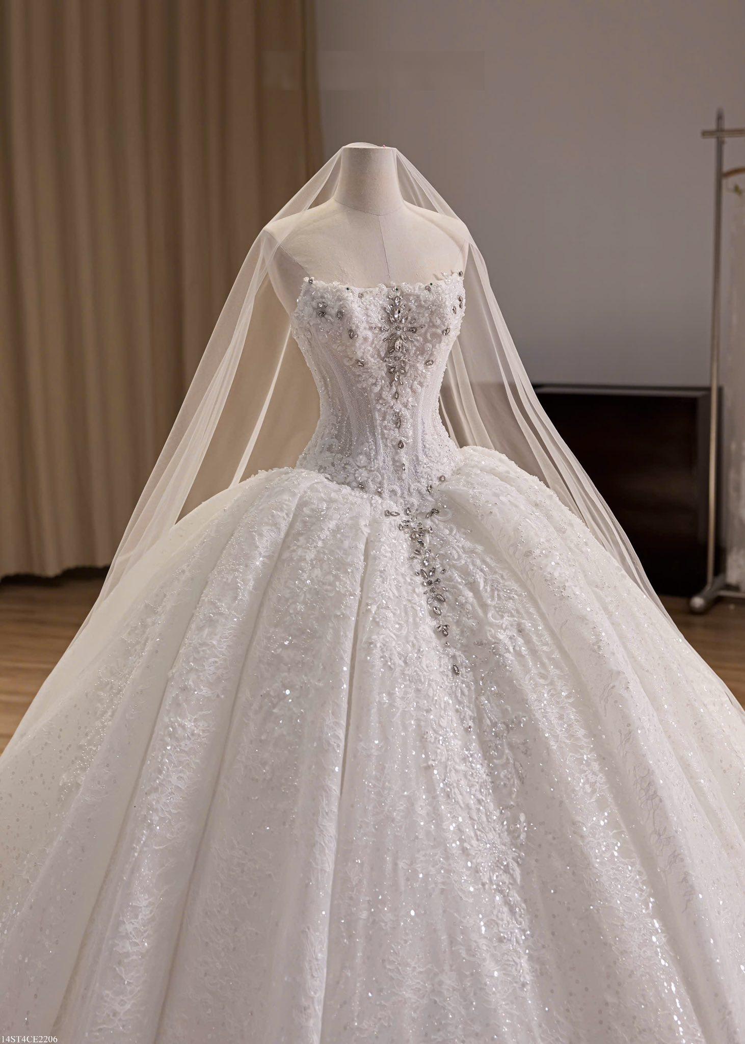Sparkling Corset Bridal Gown - Etsy