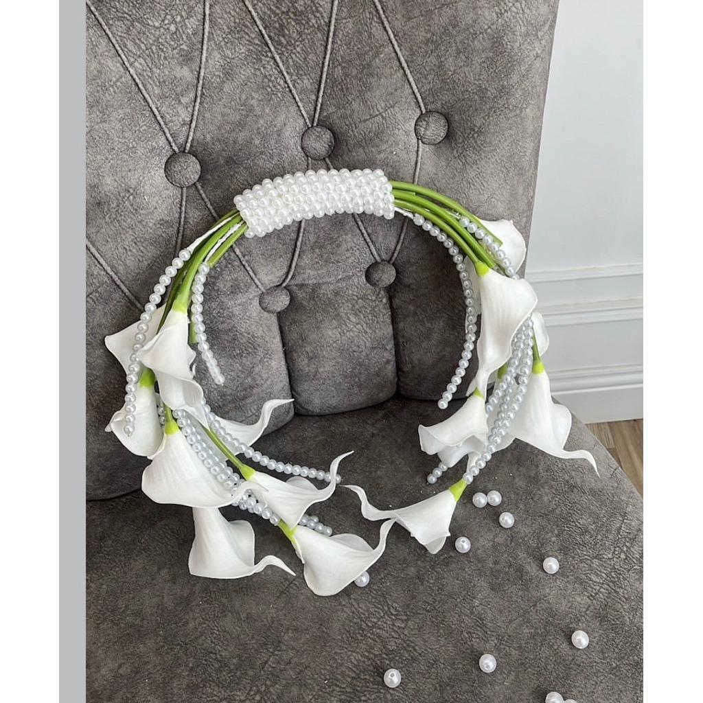 Pearl Hoop Bouquet - Etsy