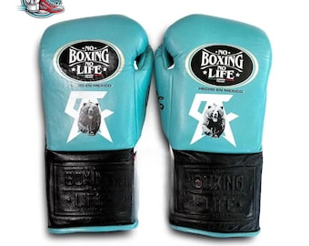Guantes de boxeo Canelo No Boxing No Life, guantes de boxeo de cuero, guantes de boxeo personalizados, guantes personalizados, regalo de aniversario, gimnasio de boxeo