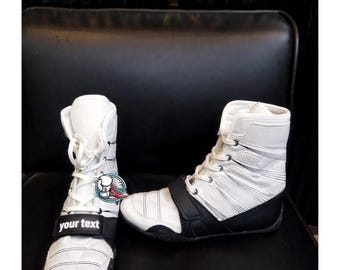 Zapatos de boxeo estilo réplica personalizados: botas de combate de caña alta personalizadas para entrenamiento y sparring.