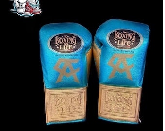 Guantes de boxeo Canelo No Boxing No Life / Guantes de boxeo personalizados / Guantes personalizados / Regalo de cumpleaños y aniversario / Equipo de boxeo para gimnasio