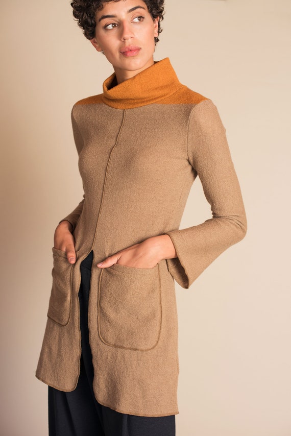 sweater dress with pockets