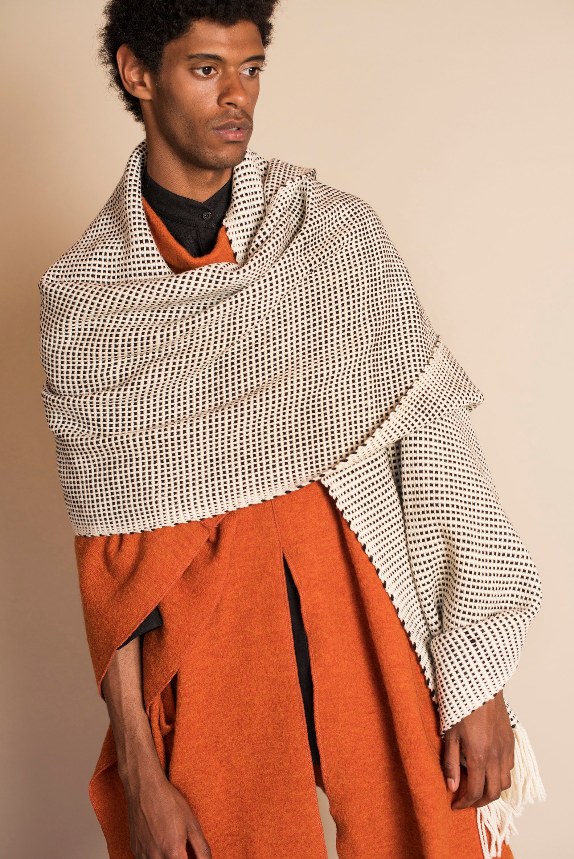 Merino wool Handwoven wrap Etsy