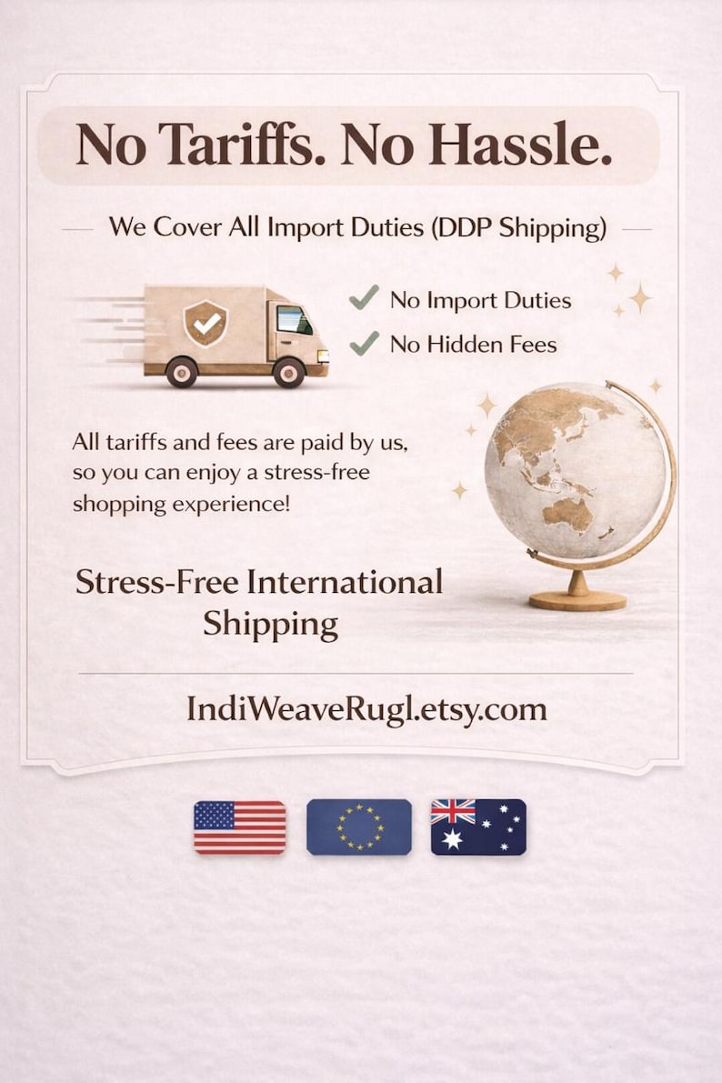 no hassle no tariff rug free shipping round wool rug international delivery no extra charges modern area rug hassle free shopping