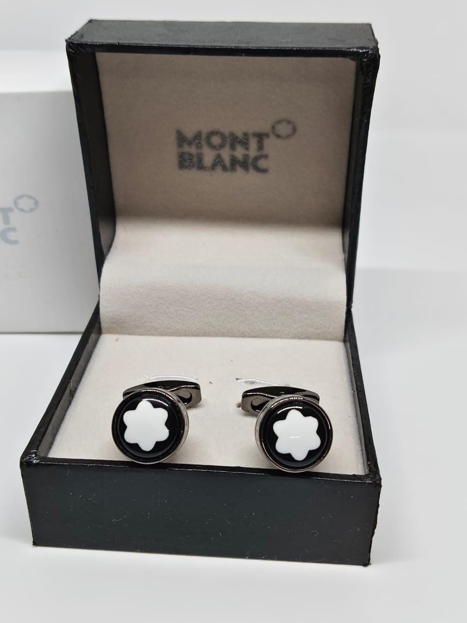 Montblanc ブラック カフリンクス Mont blanc cufflinks - Etsy 日本