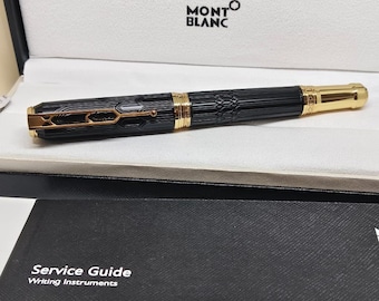 Bolígrafo Montblanc con estuche de regalo y envío gratuito a todo el mundo.