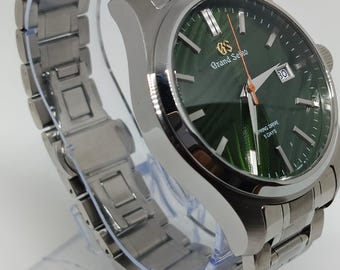 Vintage Grand Seiko green dial Automatic Men's Wrist Watch