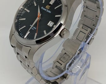 Vintage Grand Seiko black dial Automatic Men's Wrist Watch