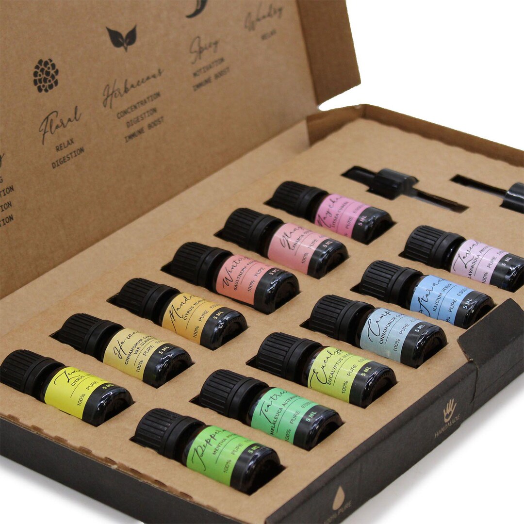 Aromatherapy Essential Oil Set - Starter Pack - Etsy
