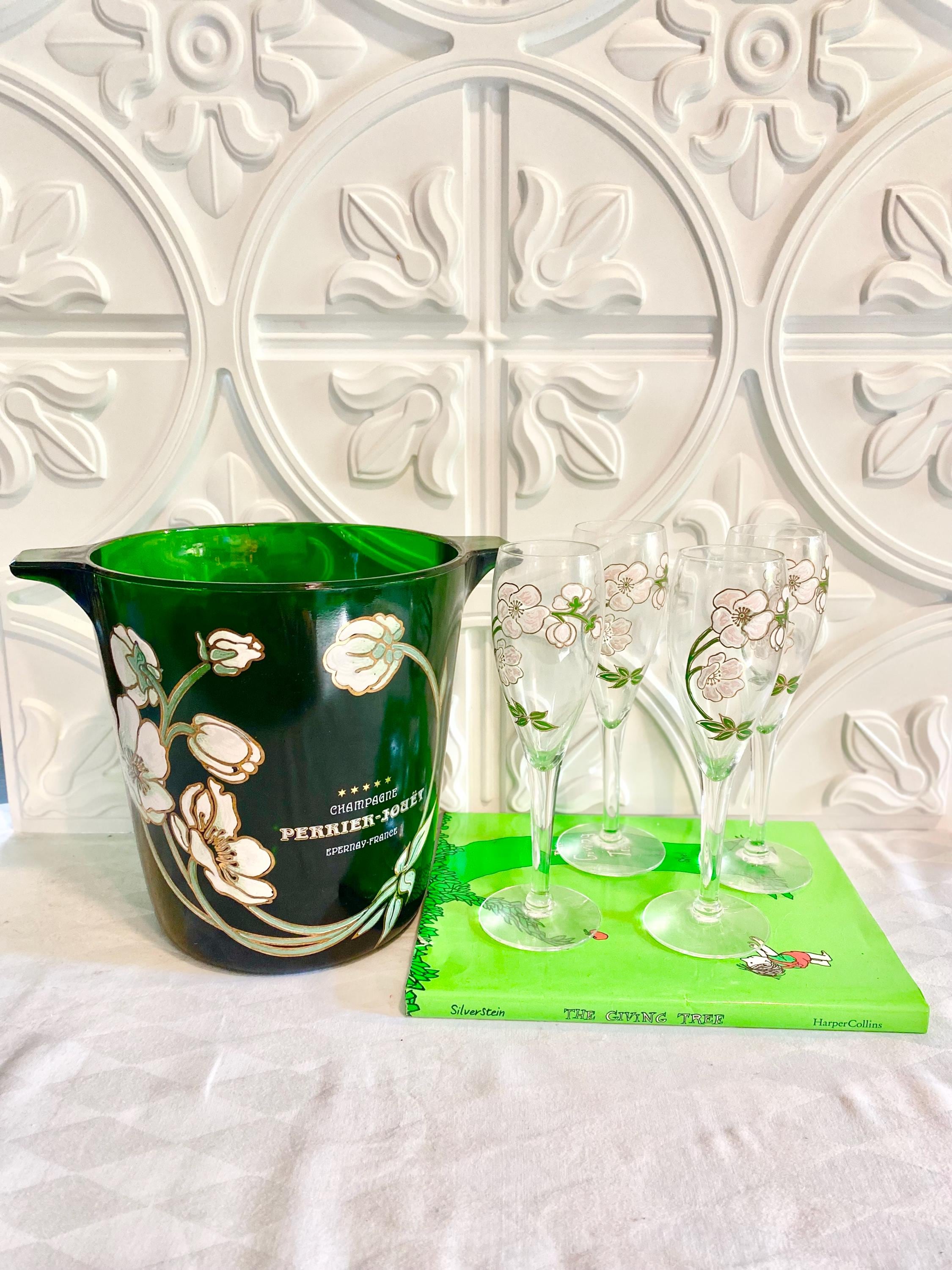 Perrier Jouët フルートグラス 6個セット 18cl Perrier jouet flute - Etsy 日本